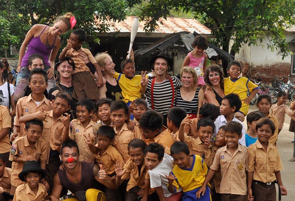 Circus Show in Gili Air primary school!